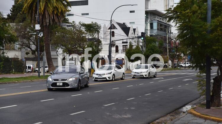 El auto que trasladó a Cristina Kirchner al llegar a la quinta de Olivos (Franco Fafasuli)