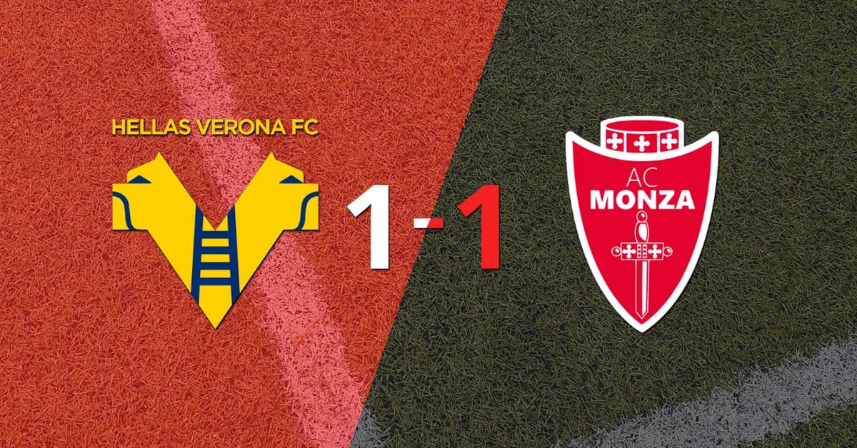 Monza managed to draw 1 goal at Hellas Verona