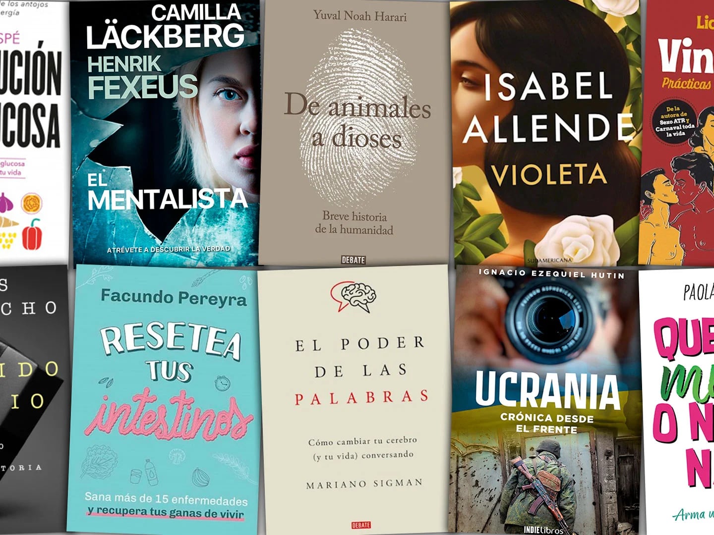 Los 10 libros más vendidos de lo que va del 2023 en Colombia - El