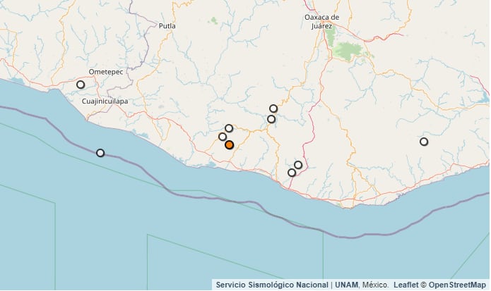 Temblor de 5.8 de magnitu preliminar registrado en Chihuahua.
(SSN)