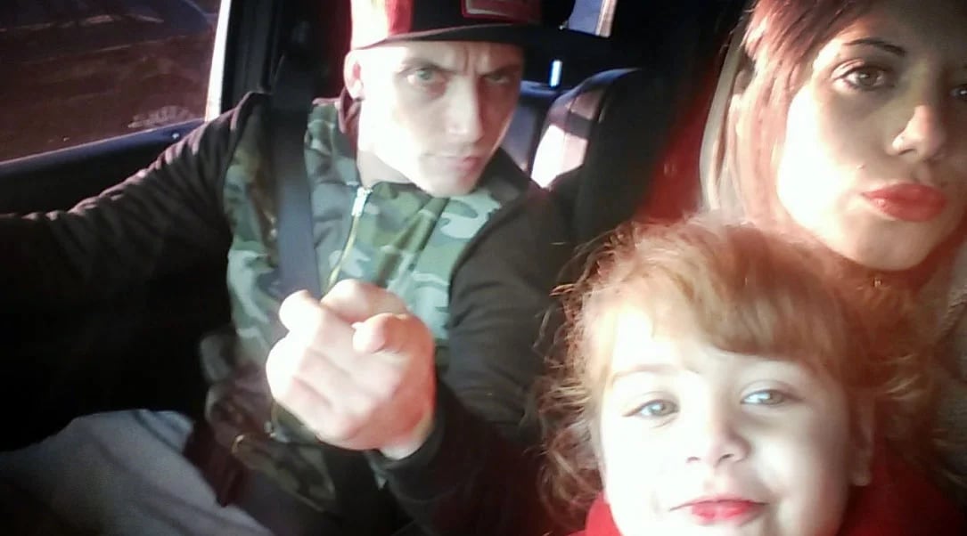 Ayer nomás: El Polaco con Valeria Aquino y su hija, Alma