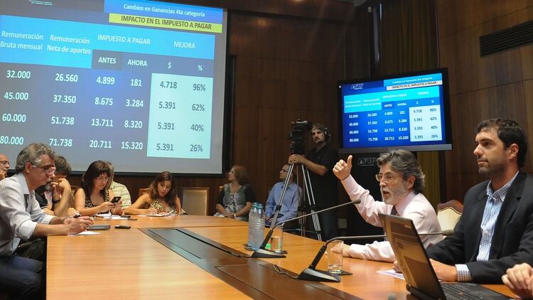 El titular de la AFIP, Alberto Abad, había anticipado que los cargos retroactivos se liquidarán de modo gradual para no afectar el ingreso de bolsillo&nbsp; Presidencia de la Nación 162