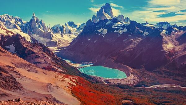 Cerro Torre y Monte Fitz Roy, Parque Nacional Los Glaciares (Getty Images)