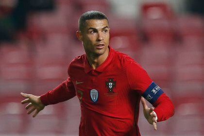 El portugués anotó un tanto para su selección en el amistoso que terminó con goleada 7-0 ante Andorra (REUTERS/Rafael Marchante)