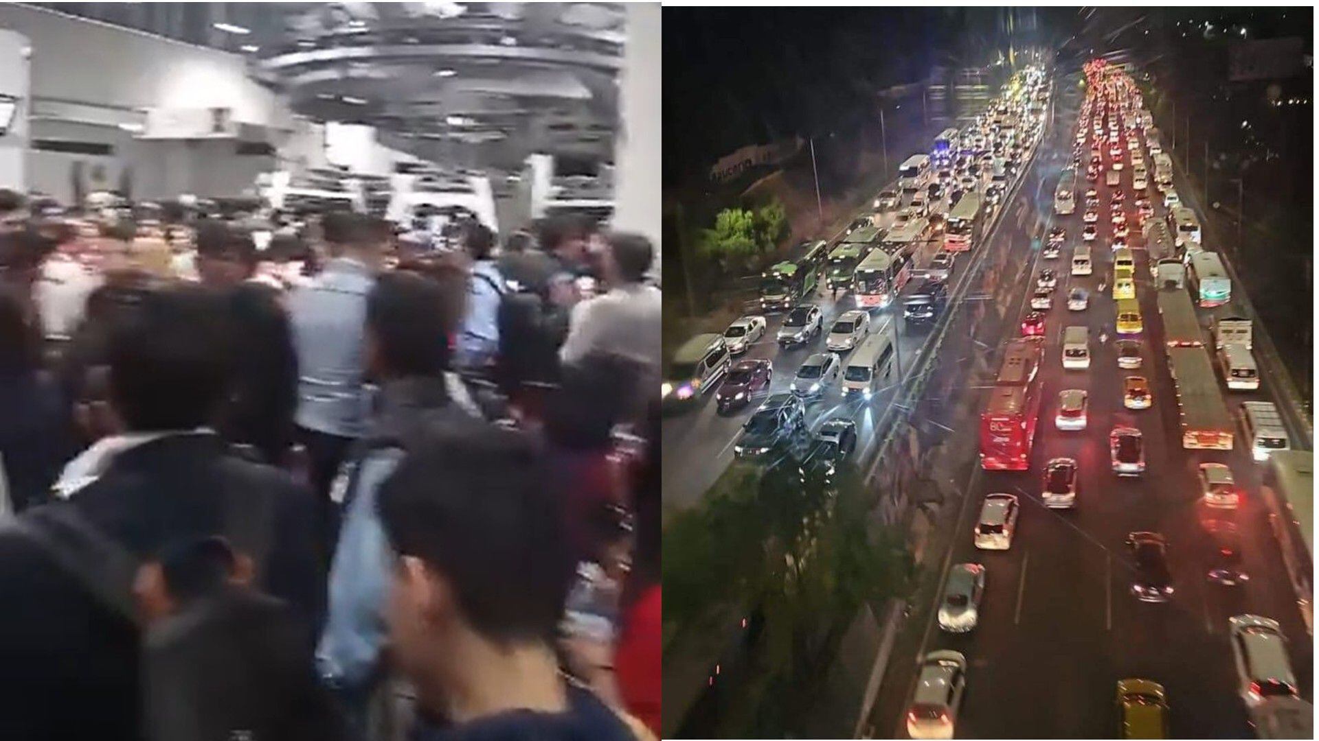 El sistema de transporte que conecta la Ciudad de México con el Estado de México e Hidalgo colapsó