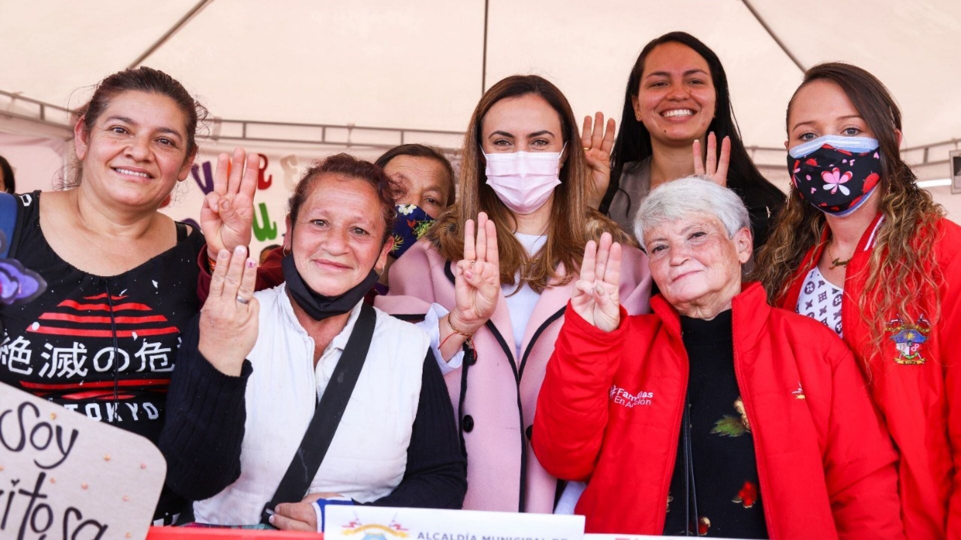 Campaña para erradicar la violencia contra la mujer en Soacha