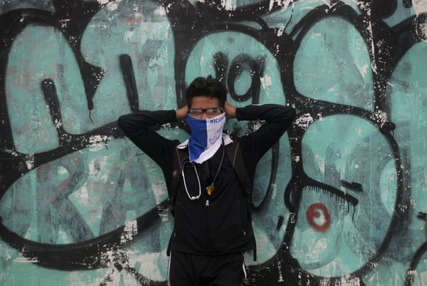 Las manifestaciones en Nicaragua comenzaron el 18 de junio (AFP / MARVIN RECINOS)