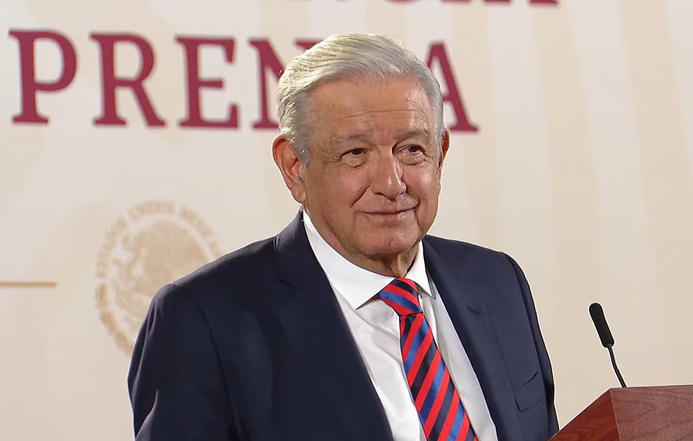 El presidente López Obrador insistió en que es el pueblo el que tendrá la última palabra en 2024. (Foto: Captura de pantalla/ gobierno federal)