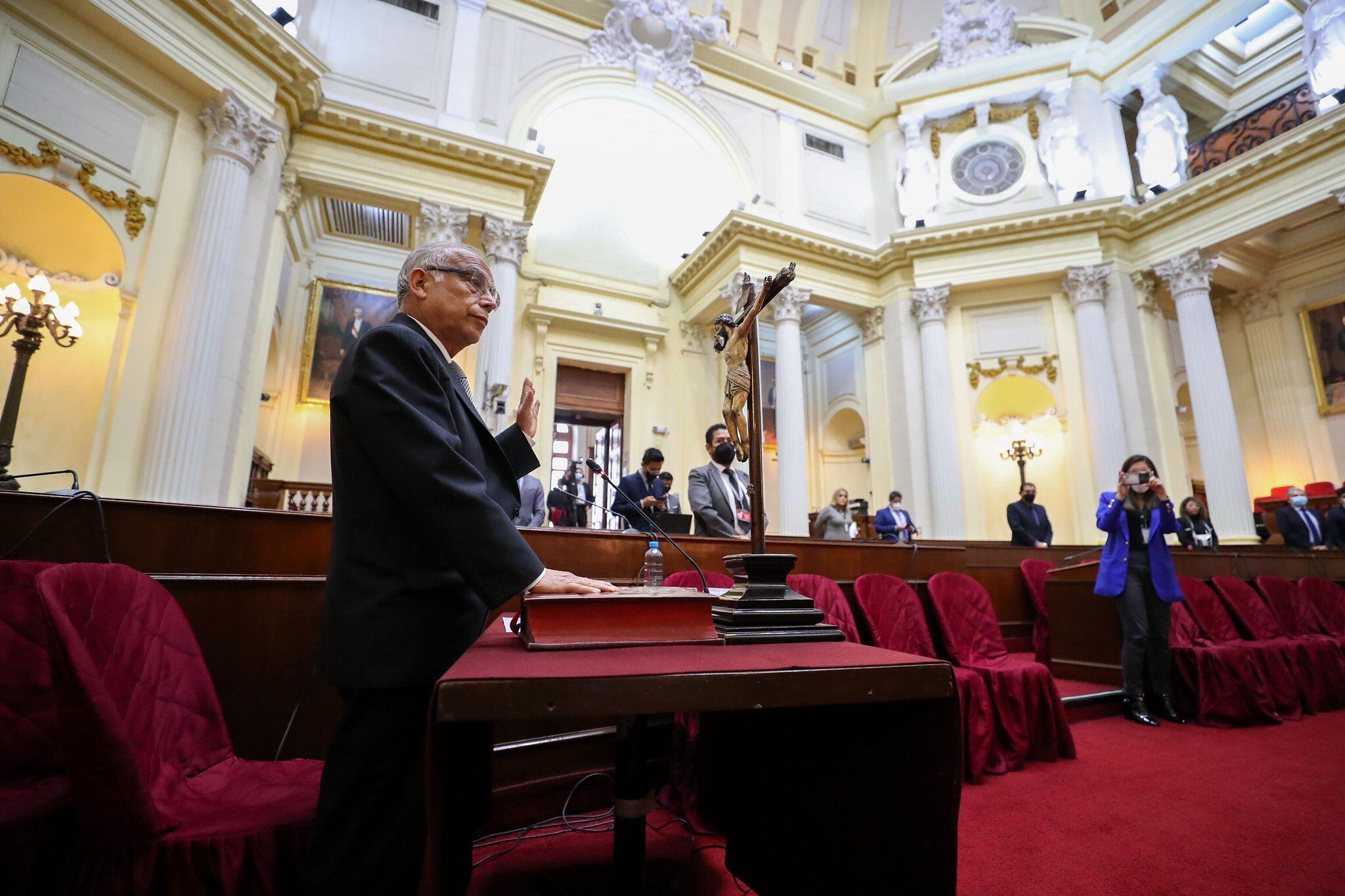 Aníbal Torres se presentó ante la comisión de Fiscalización del Congreso