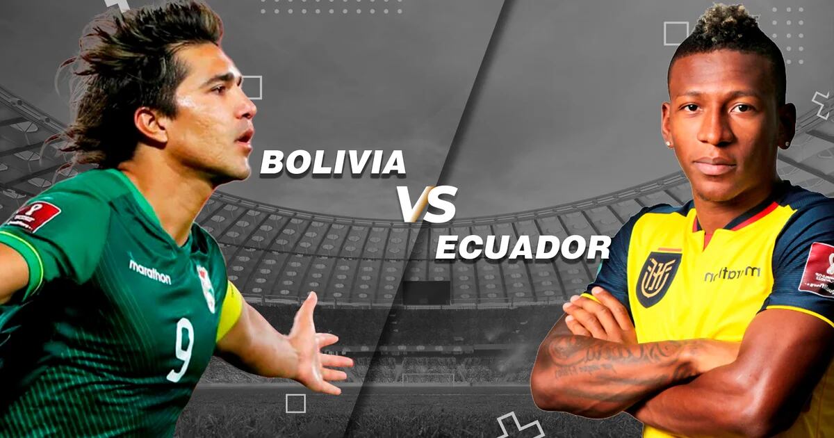 The expected lineup for the Ecuador-Bolivia match in the 2026 qualifiers