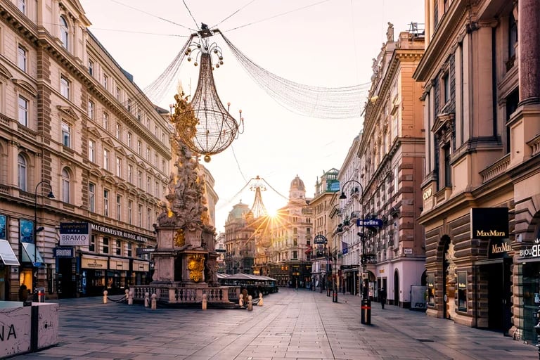  Desde mediados de noviembre hasta Navidad, las hermosas plazas de Viena se convierten en encantadores mercadillos navid 