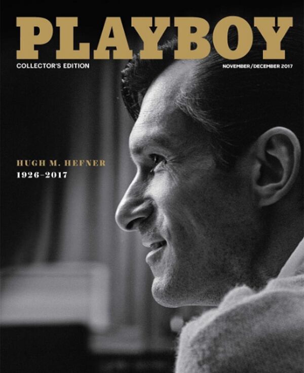 La tapa de Playboy con Hugh Hefner