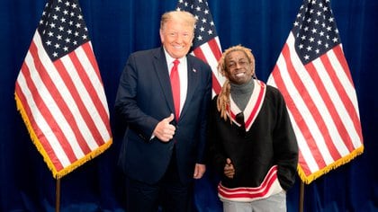 Lil Wayne y Donald Trump (@LilTunechi)