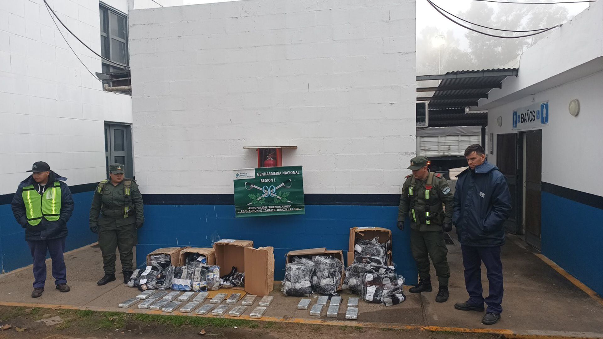 Desaparecieron 15 kilos de cocaína de un depósito de Gendarmería