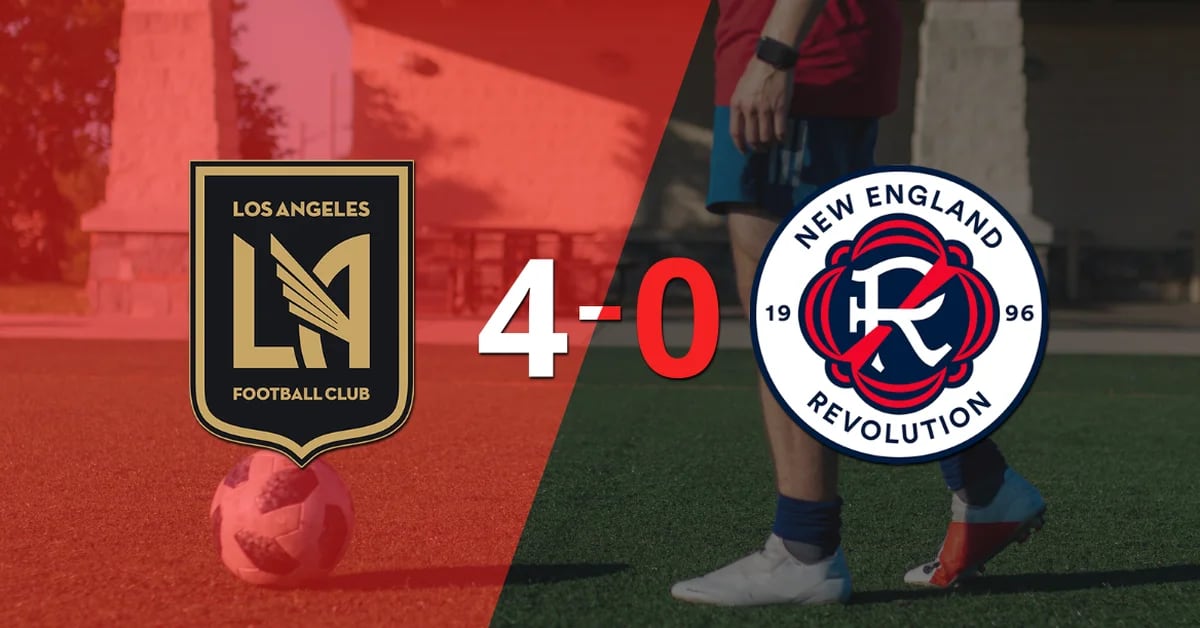 Denis Bouanga scored twice in Los Angeles FC’s 4-0 loss to the New England Revolution