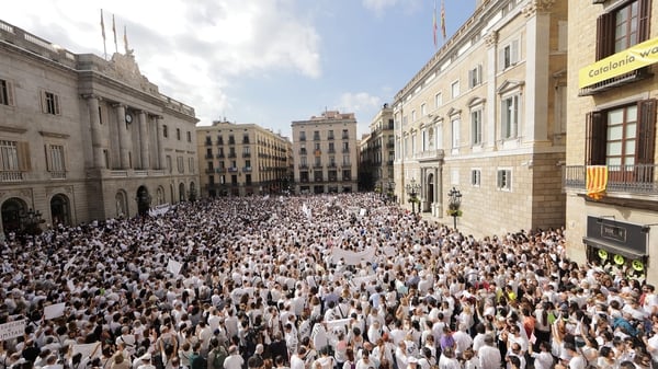 También se congregó mucha gente en Barcelona (Reuters)