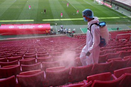 El aforo permitido durante el torneo Preolímpico de Concacaf es del 25%. Se celebrará en la ciudad de Guadalajara, Jalisco (Foto: Reuters)