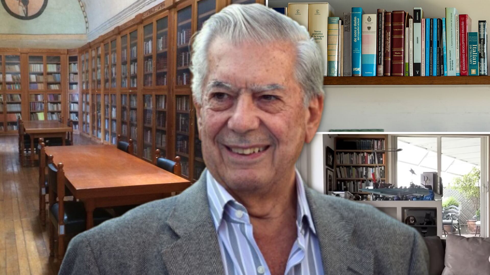 Mario Vargas Llosa - Biblioteca - Arequipa - Perú - 12 de abril