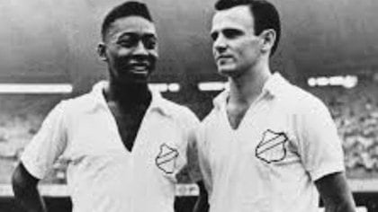 Pepe Macia, junto a Pelé, en las épocas de oro en San Pablo