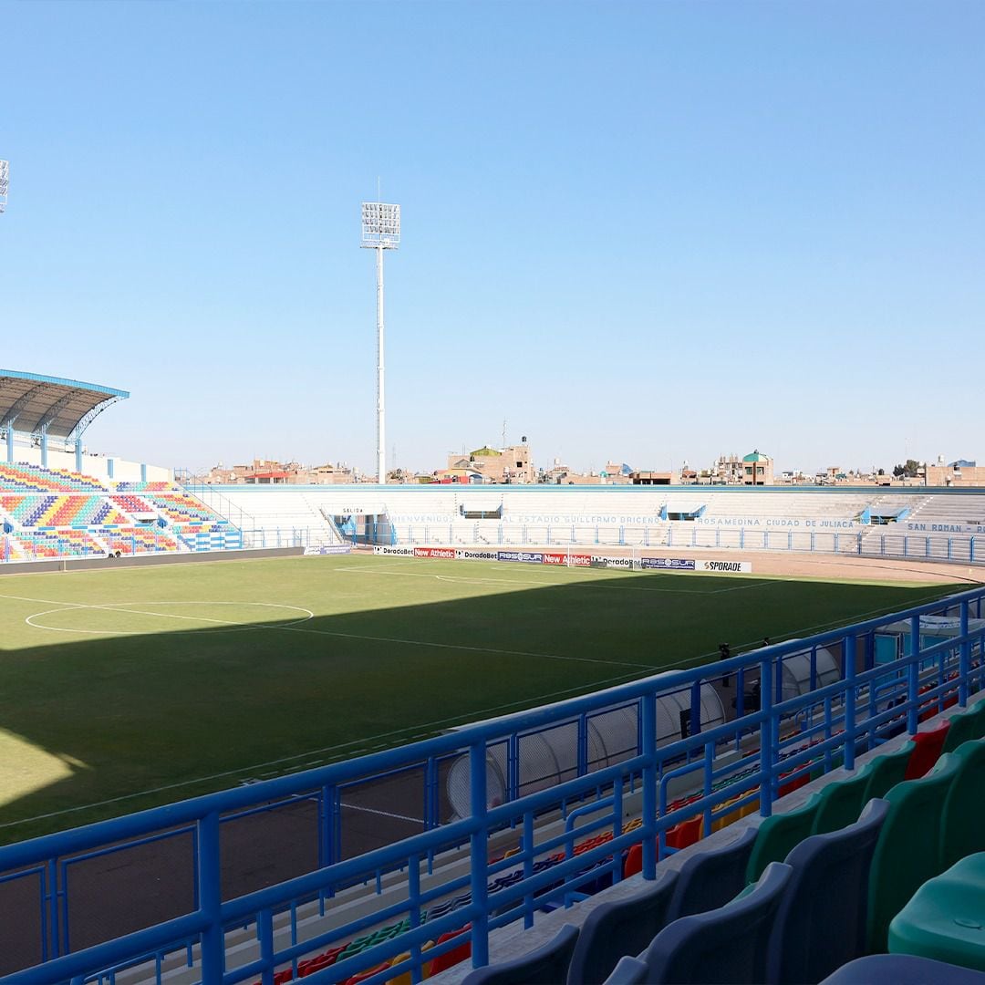 El estadio Guillermo Briceño Rosamedina horas antes del partido entre Binacional y Cusco FC por la Liga 1