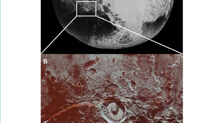 Resultado de imagen para La NASA encontró en Plutón un elemento clave para que exista vida extraterrestre
