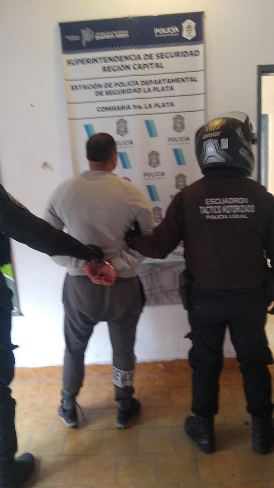 Rodríguez tras ser detenido