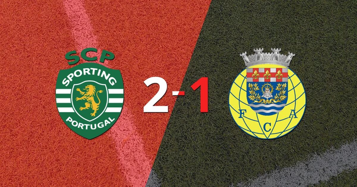 Arouca perdeu por 2-1 na visita ao Sporting Lisboa
