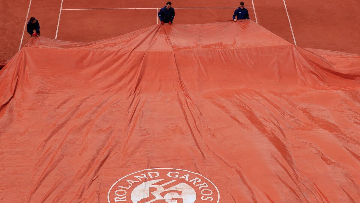 Otra vez la lluvia detiene el duelo por cuartos de final entre Juan Martín Del Potro y Marin Cilic