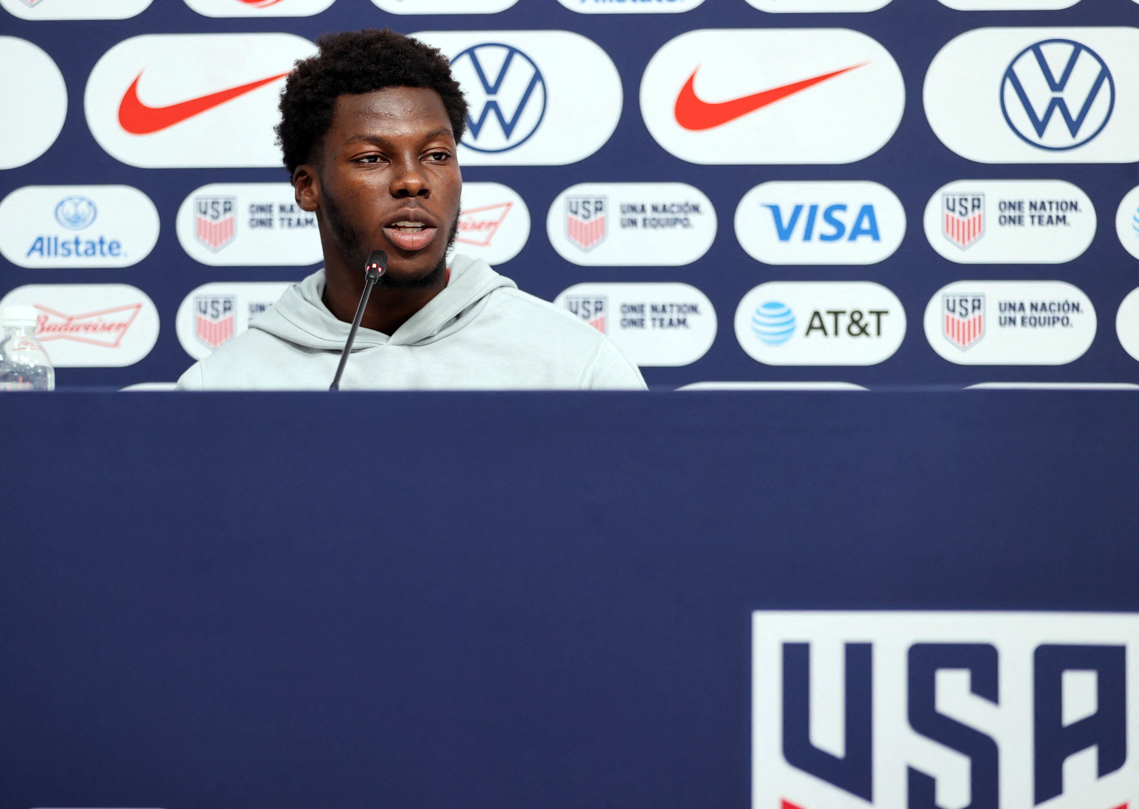 Yunus Musah will become the youngest soccer player to debut with the United States National Team in a World Cup: 19 years and 358 days (REUTERS / Ibraheem Al Omari).