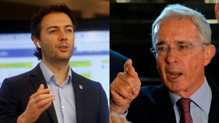 Daniel Quintero y Álvaro Uribe