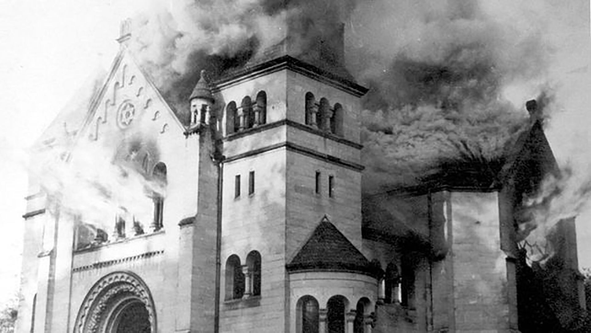 La sinagoga de Baden-Baden, una de las más de 1500 que fueron quemadas