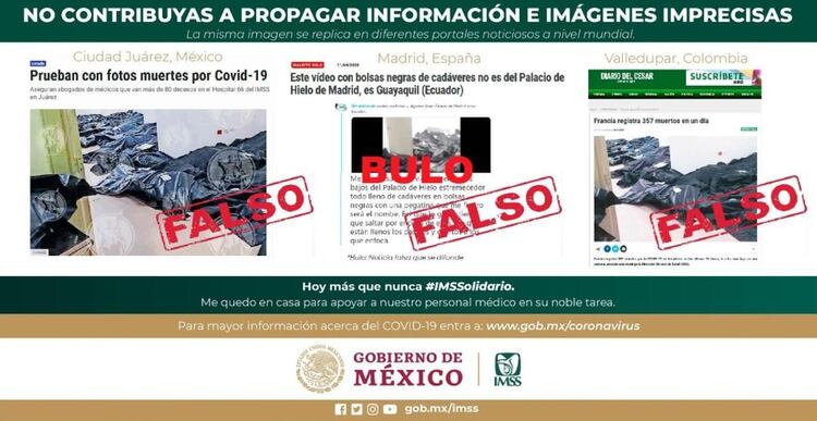 IMSS desmintió la información falsa publicada por dos diarios de Chihuahua (Foto: Twitter@Tu_IMSS)