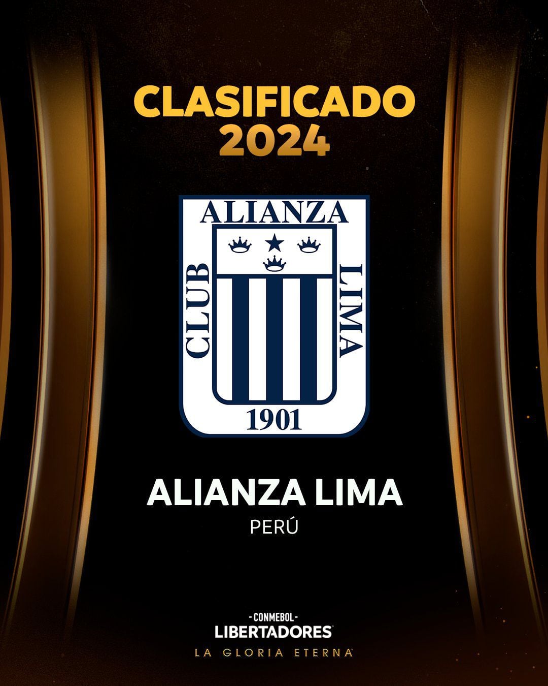 Alianza Lima is the leader in the accumulated table of League 1 - Credit: Conmebol Libertadores