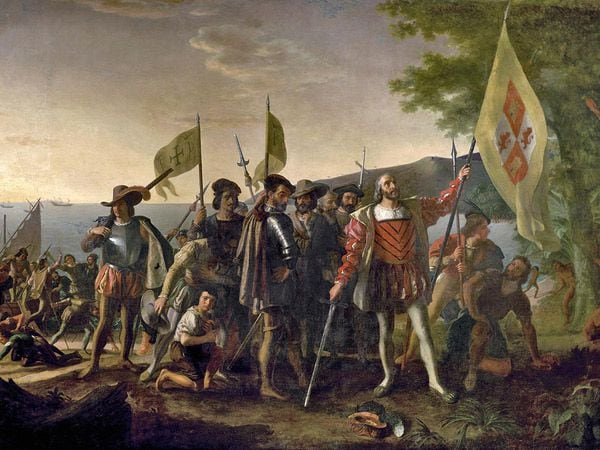 La llegada de Colón a América 