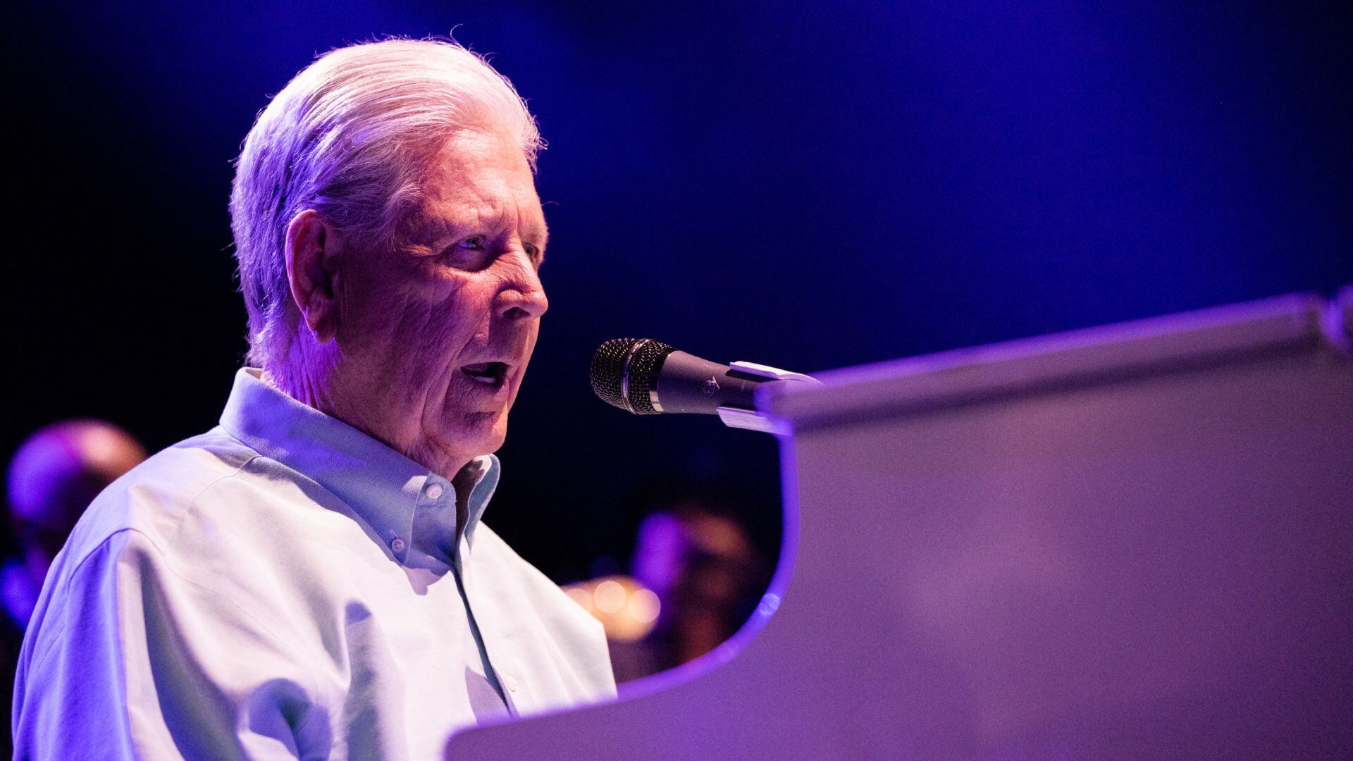 Brian Wilson, founding member of The Beach Boys, performs onstage at The Kia Forum on June 09, 2022 in Inglewood, California. (Photo by Scott Dudelson/Getty Images)