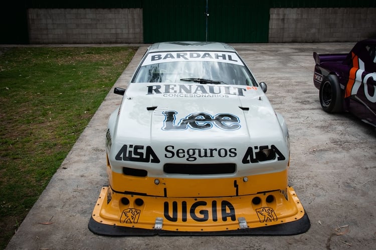 Renault Fuego campeón en 1988 de TC 2000. Con este auto ganó en llamas en General Roca, Río Negro. (Fede Asenjo)