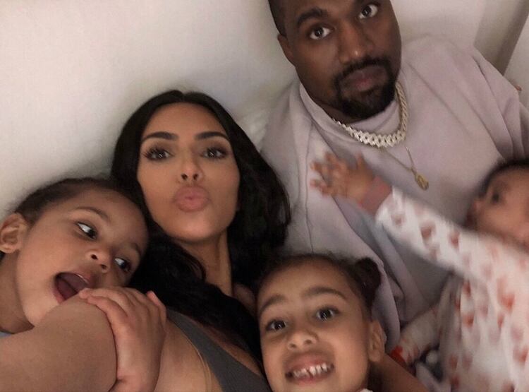 Ya son cuatro los hijos del clan Kardashian-West: Saint, North, Chicago y Psalm (Instagram: Kimkardashian)