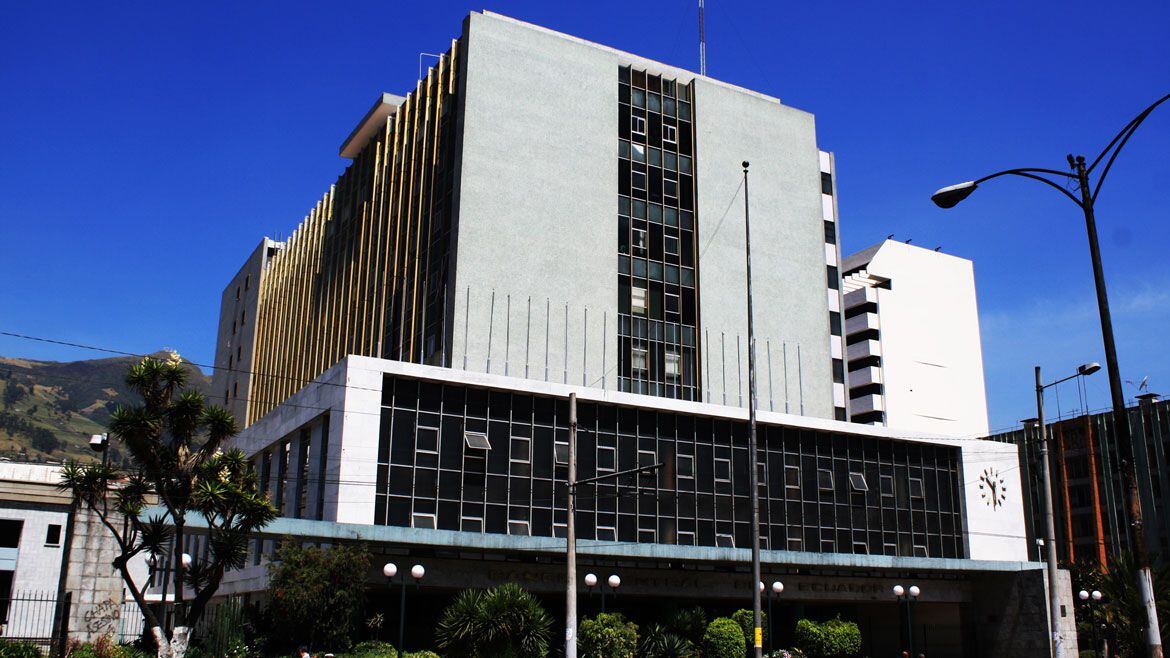 Imagen del edificio del Banco Central del Ecuador