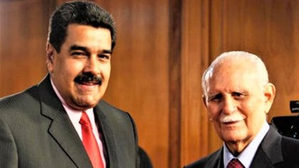 Nicolás Maduro y José Vicente Rangel