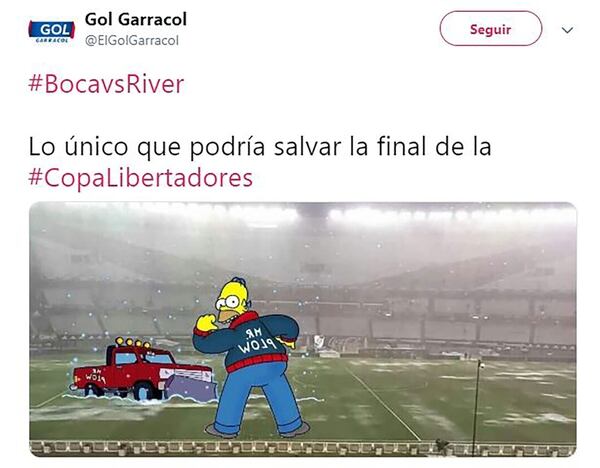 Meme Boca River_Superfinal Libertadores 2018