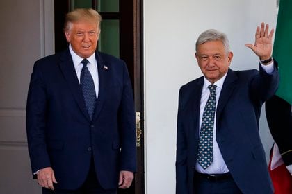 Trump ha llamado a AMLO "amigo" en distintas ocasiones (Foto: EFE)