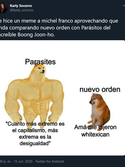 Los usuarios de las redes sociales crearon memes desde donde "Nuevo orden" no fue elegido para representar a México en los Oscar