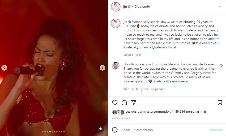 (Скриншот: @jlo /Инстаграм)