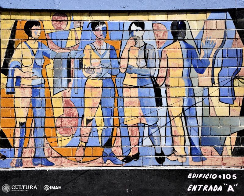 INAH restaura el mural gigante que cuenta la historia completa del “barrio  bravo” de Tepito - Infobae