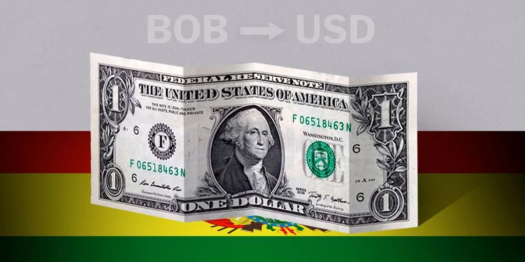 Valor de cierre del dólar en Bolivia este 31 de octubre de USD a BOB