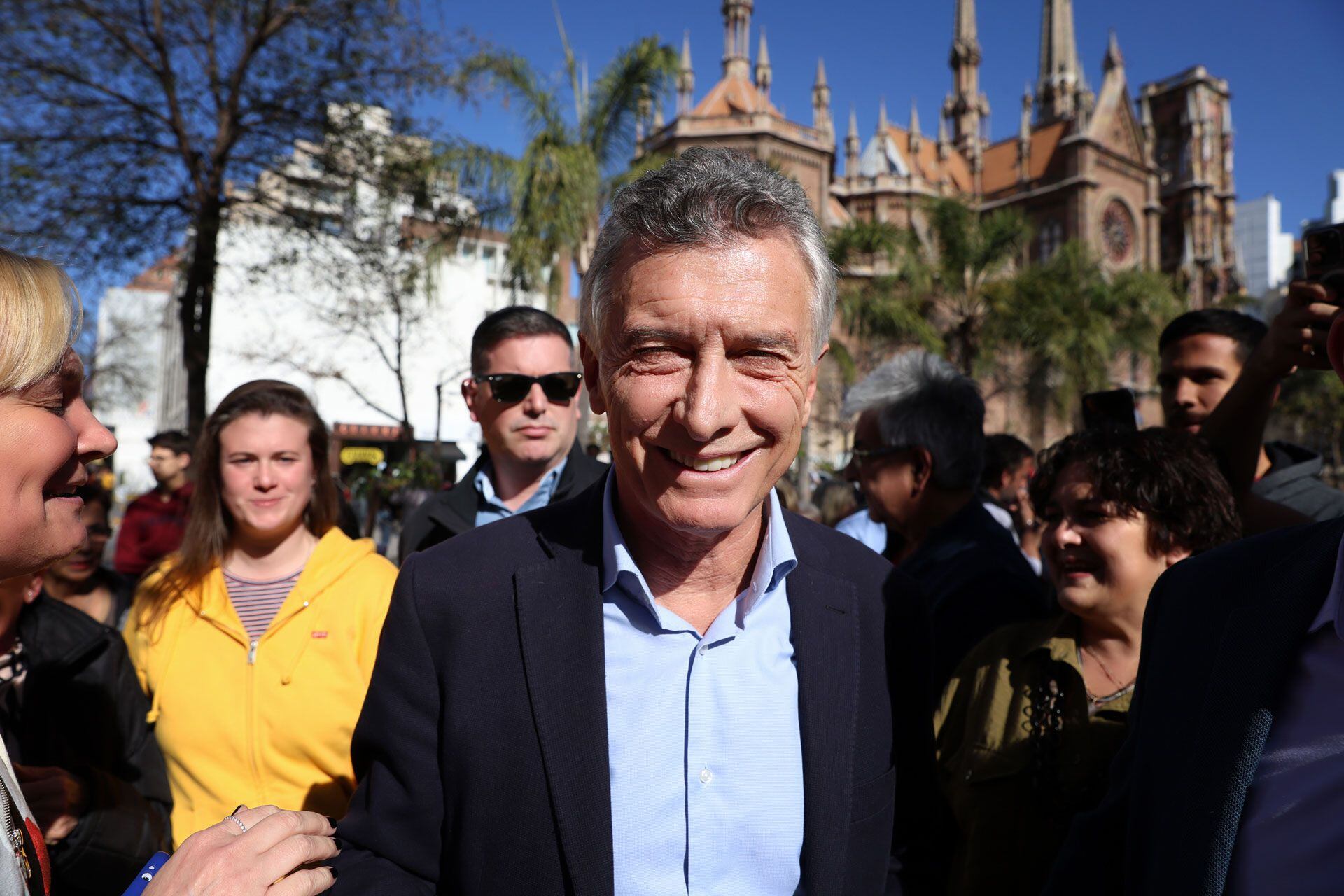 Mauricio Macri hizo una recorrido por Córdoba (Mario Sar)