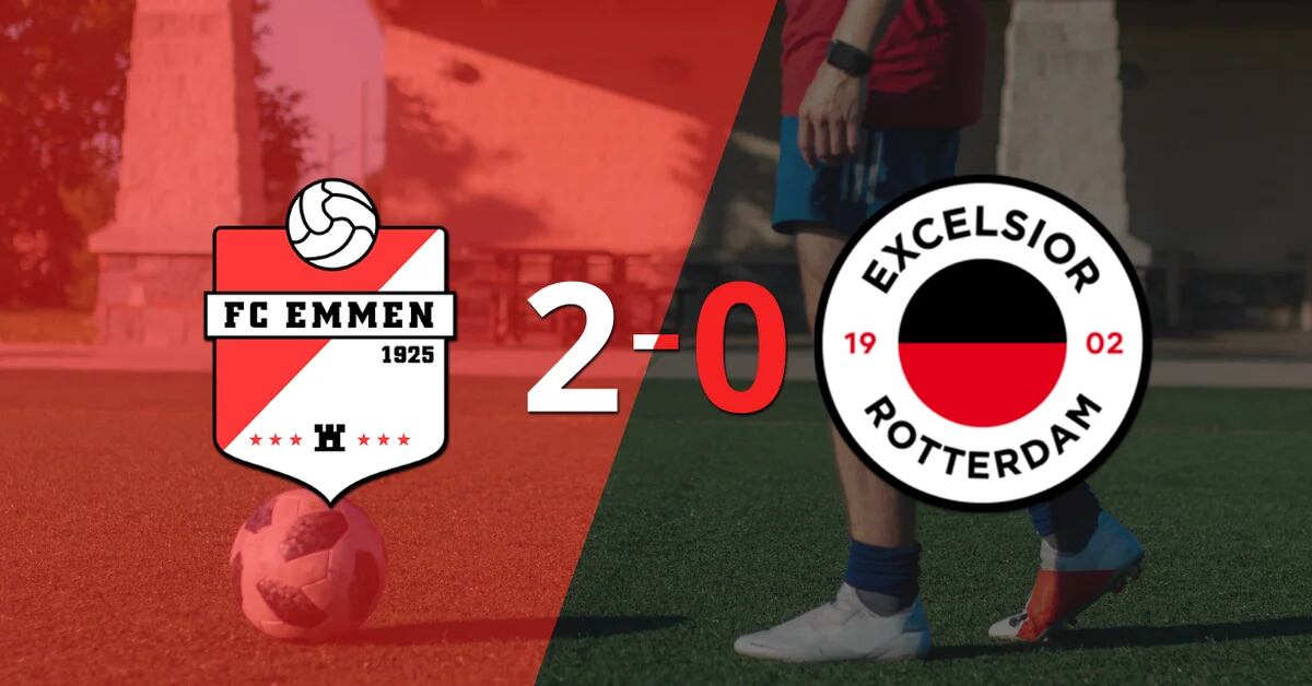 Ole Romeny scored twice in FC Emmen’s 2-0 win over Excelsior