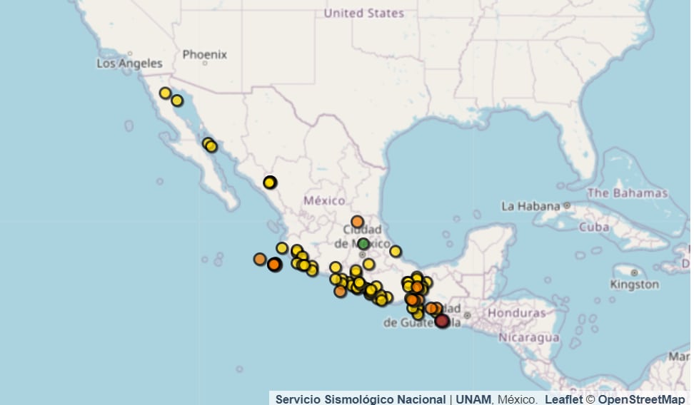 Temblor hoy 12 de mayo en México: se registró un sismo de magnitud 6.2 en Ciudad Hidalgo, Chiapas