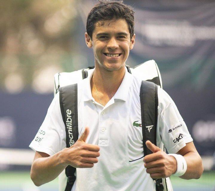 El tenista de 18 años sigue generando buenas expectativas en la afición mexicana

Foto: Twitter/Romain