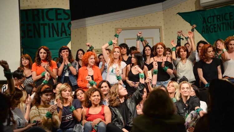 El día de la denuncia pública, respaldada por Actrices Argentinas 